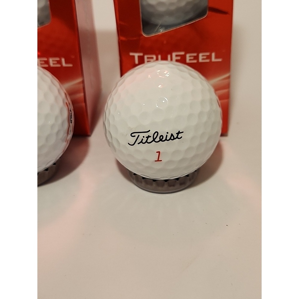 Titleist Trufeel Golf Balls White New In Box Full Set Of 4 Boxes - Picture 8 of 12